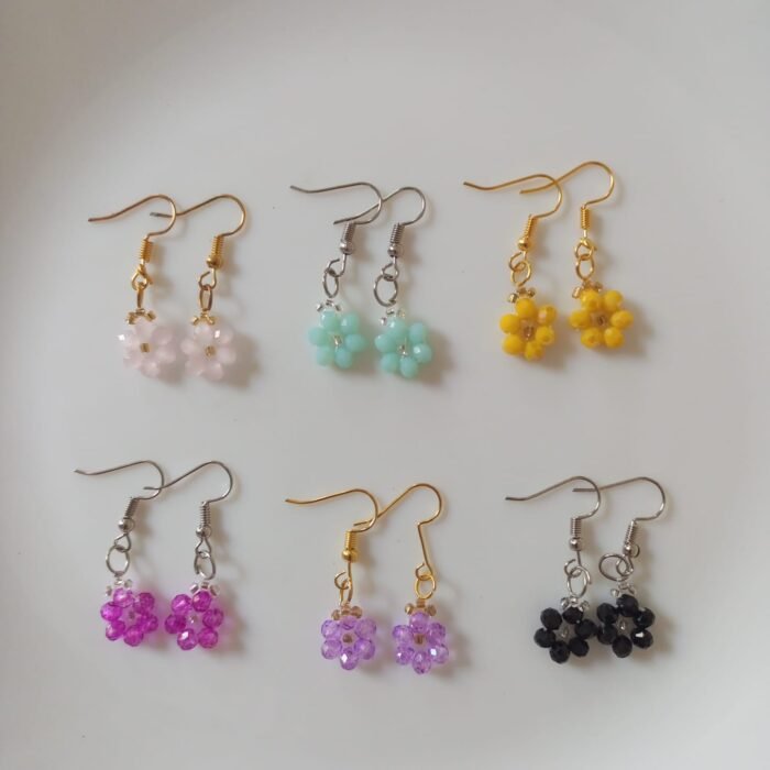 Flower earrings