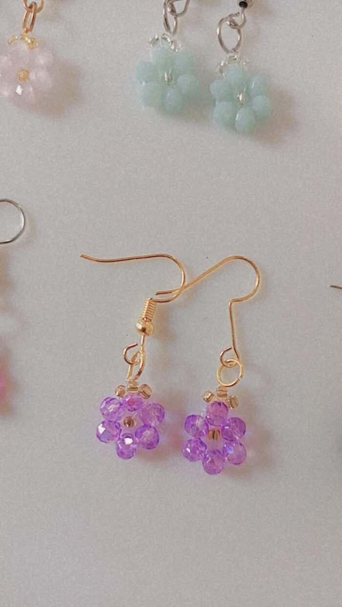 Flower earrings