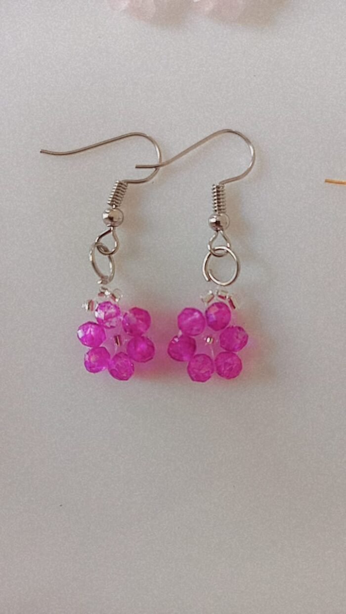 Flower earrings