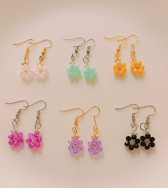 Flower earrings
